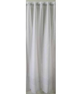 Scheibengardine nach Maß, Design: "Wien", Höhe: 45 cm